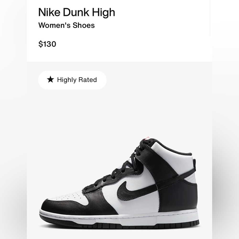 NWT Nike Panda Dunks